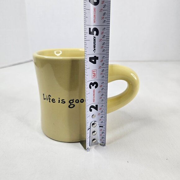 Good Home Life Is Good Love Bug Mug Yellow Coffee Tea Cocoa Cup - Picture 8 of 9
